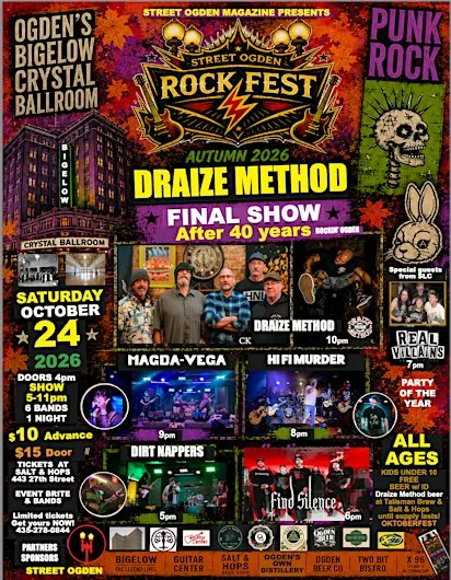 ROCK FEST OGDEN PRESENTS DRAIZE METHOD FINAL SHOW
