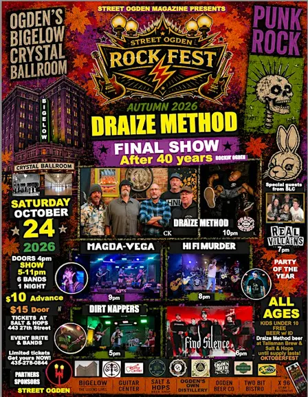 ROCK FEST OGDEN PRESENTS DRAIZE METHOD FINAL SHOW
