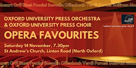 OPERA FAVOURITES | OUP Orchestra and OUP Choir