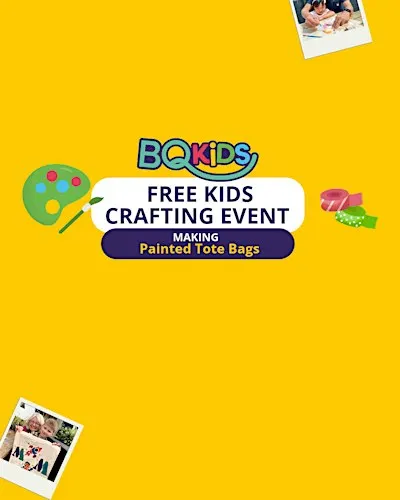 FREE BQ Kids Event: Painted Tote Bags