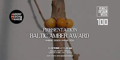 Presentation | BALTIC AMBER AWARD (Amberif Design Award 2026 )