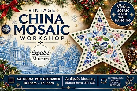 Vintage China Mosaic Hearts Workshop
