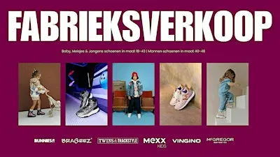 FABRIEKSVERKOOP KINDERSCHOENEN