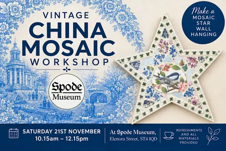 Vintage China Mosaic Stars Workshop