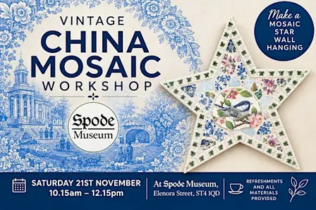 Vintage China Mosaic Stars Workshop