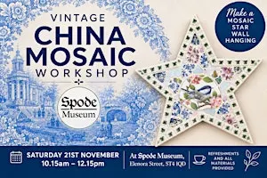 Vintage China Mosaic Stars Workshop