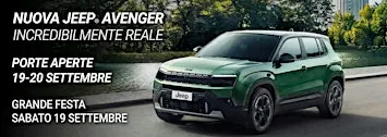 PORTE APERTE - NUOVA JEEP AVENGER