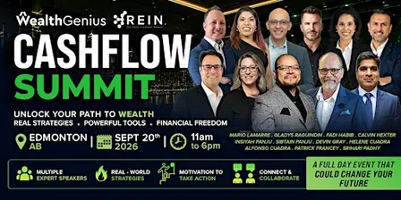 WealthGenius Presents - Edmonton AB - Cashflow Summit [092026]