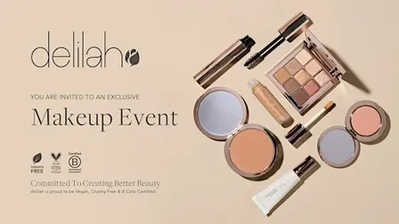 delilah Make Up Masterclass in the ballroom at Marlow Place