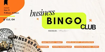 Business Bingo with Blue Loui Studio