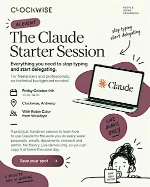 The Claude Starter Session with Robin Calor from WeAdapt