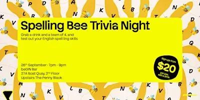 SPELLING BEE Trivia Night