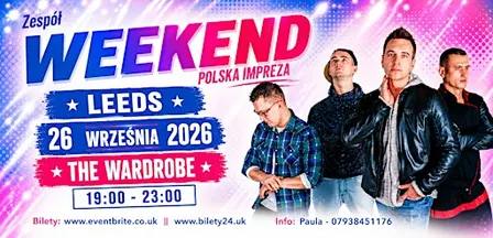 Zespół WEEKEND w Leeds