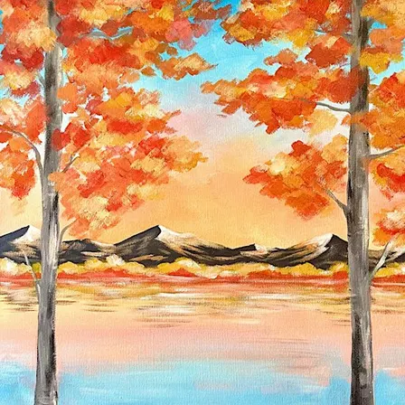 Sip & Paint at the Tobacco Factory, Bristol - "Golden Hour"