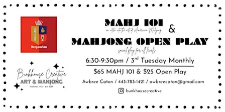 MAHJ 101 & MAHJONG OPEN PLAY