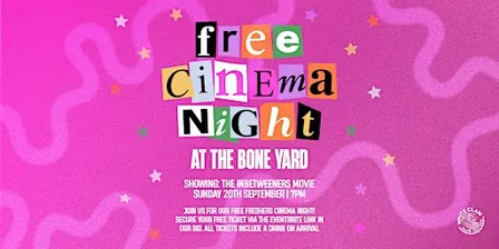 Free Freshers Sunday Cinema