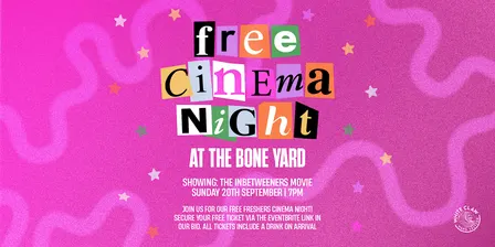 Free Freshers Sunday Cinema