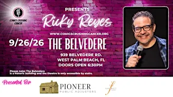 Comedian Ricky Reyes at The Belvedere