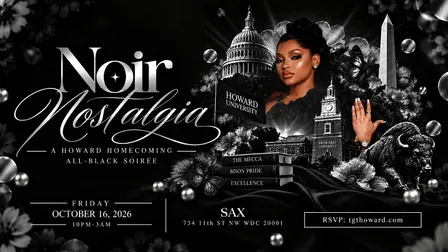 Noir Nostalgia: A HU Homecoming All-Black Soiree