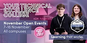 Gloucestershire College Open Events - November 2026