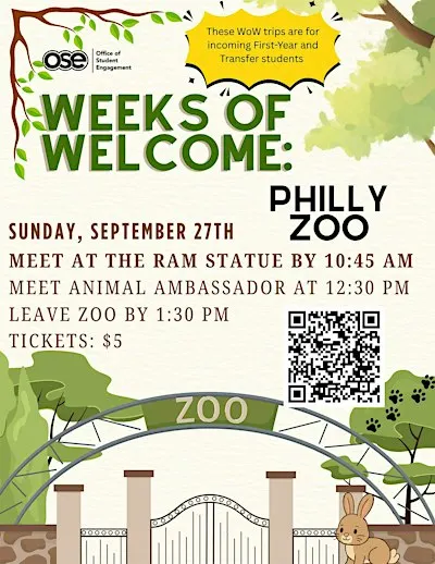 Weeks of Welcome: Philly Zoo 9/27