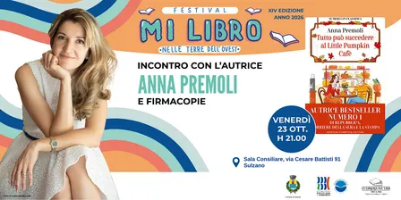 "Tutto può succedere al Little Pumpkin Cafè" con Anna Premoli