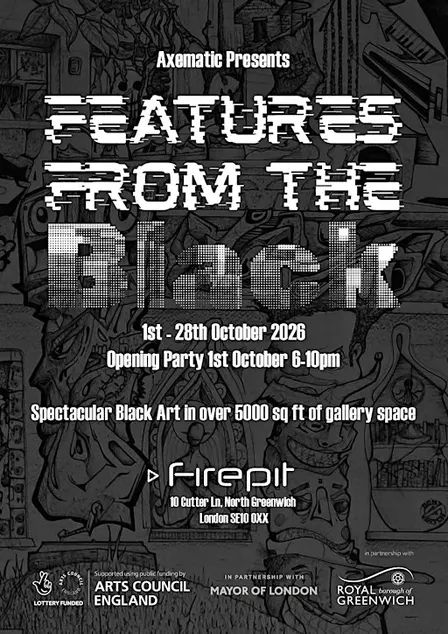 Features From The Black - Exhibition Opening Night