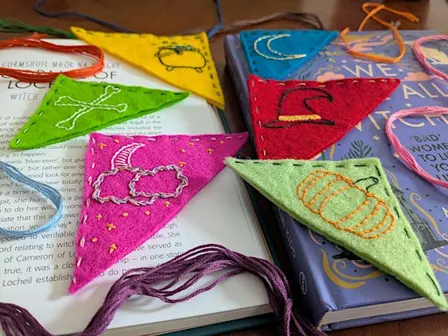 Halloween Bookmarks Embroidery