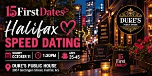15FirstDates Halifax Speed Dating Ages 35-45