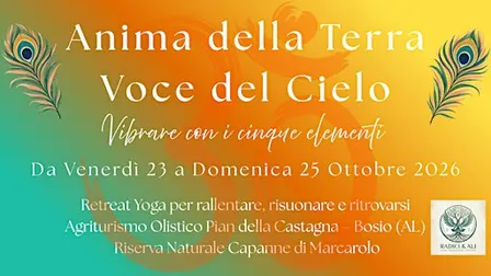 ANIMA DELLA TERRA,  VOCE DEL CIELO. VIBRARE CON I CINQUE ELEMENTI