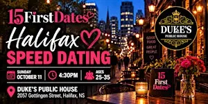 15FirstDates Halifax Speed Dating Ages 25-35