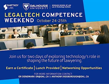 LegalTech Competence Weekend (Oct 24-25)