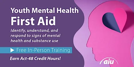 Youth Mental Health First Aid - 10/20 & 10/27/2026