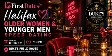 Halifax Older Women & Younger Men Speed Dating