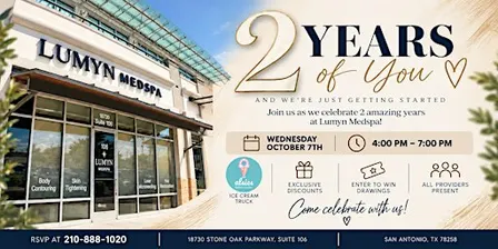 Lumyn Medspa 2 Year Anniversary
