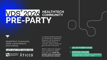 HealthTech Community Valencia - VDS Rooftop Pre-Party