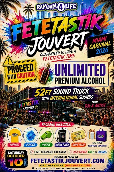 FETETASTIK JOUVERT - MIAMI CARNIVAL 2026