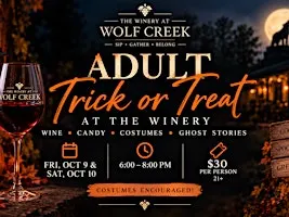 ADULT TRICK OR TREAT AT THE WINERY