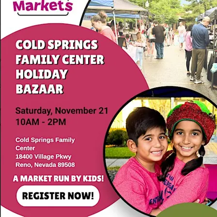 Kidsmarkets at Cold Springs Family Center Holiday Bazaar