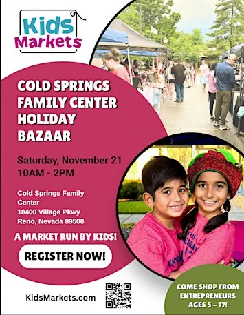 Kidsmarkets at Cold Springs Family Center Holiday Bazaar