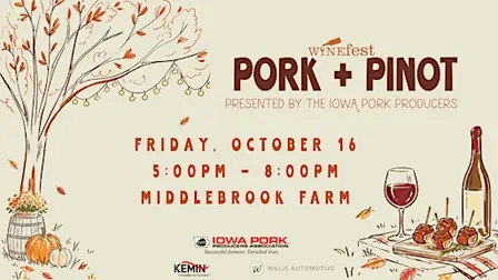 Pork + Pinot presented by The Iowa Pork Producers