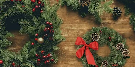 Christmas wreath making with Alison Penno