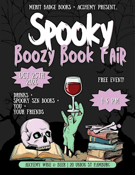 Boozy Book Fair - Spooky Edition