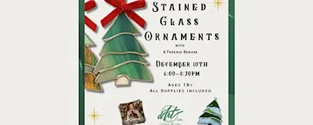Stained-Glass Ornaments with K. Courage Designs