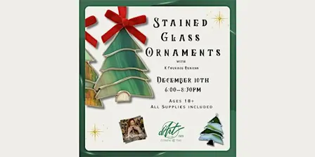 Stained-Glass Ornaments with K. Courage Designs