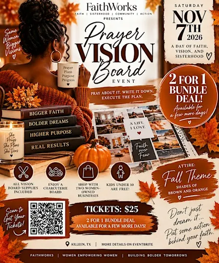 FaithWorks Vision Prayer Board Event