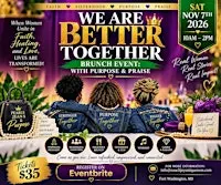 WE ARE BETTER TOGETHER:  Brunch, Pearls & Jeans with Purpose & Praise
