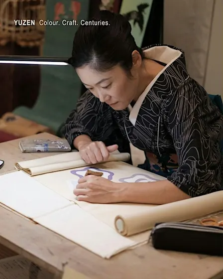 Yuzen Workshop - Japanese  Silk Painting - with a Master Artisan from Kyoto