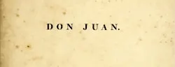 Slow Reading: Byron's Don Juan for Banned Book Week