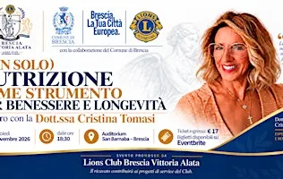 (NON SOLO) NUTRIZIONE COME STRUMENTO PER BENESSERE E LONGEVITÀ